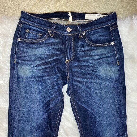 Rag & Bone mid-rise crop skinny jeans - Picture 7 of 14